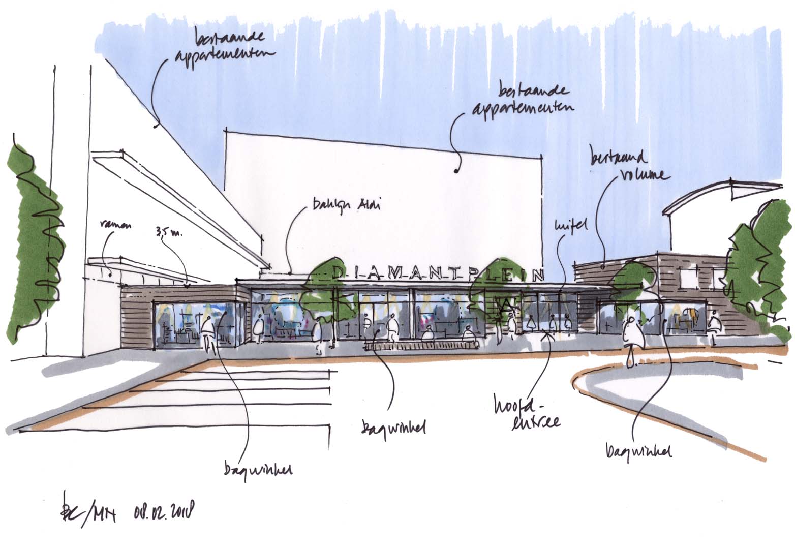 Project: Shopping center Diamantplein Leiden