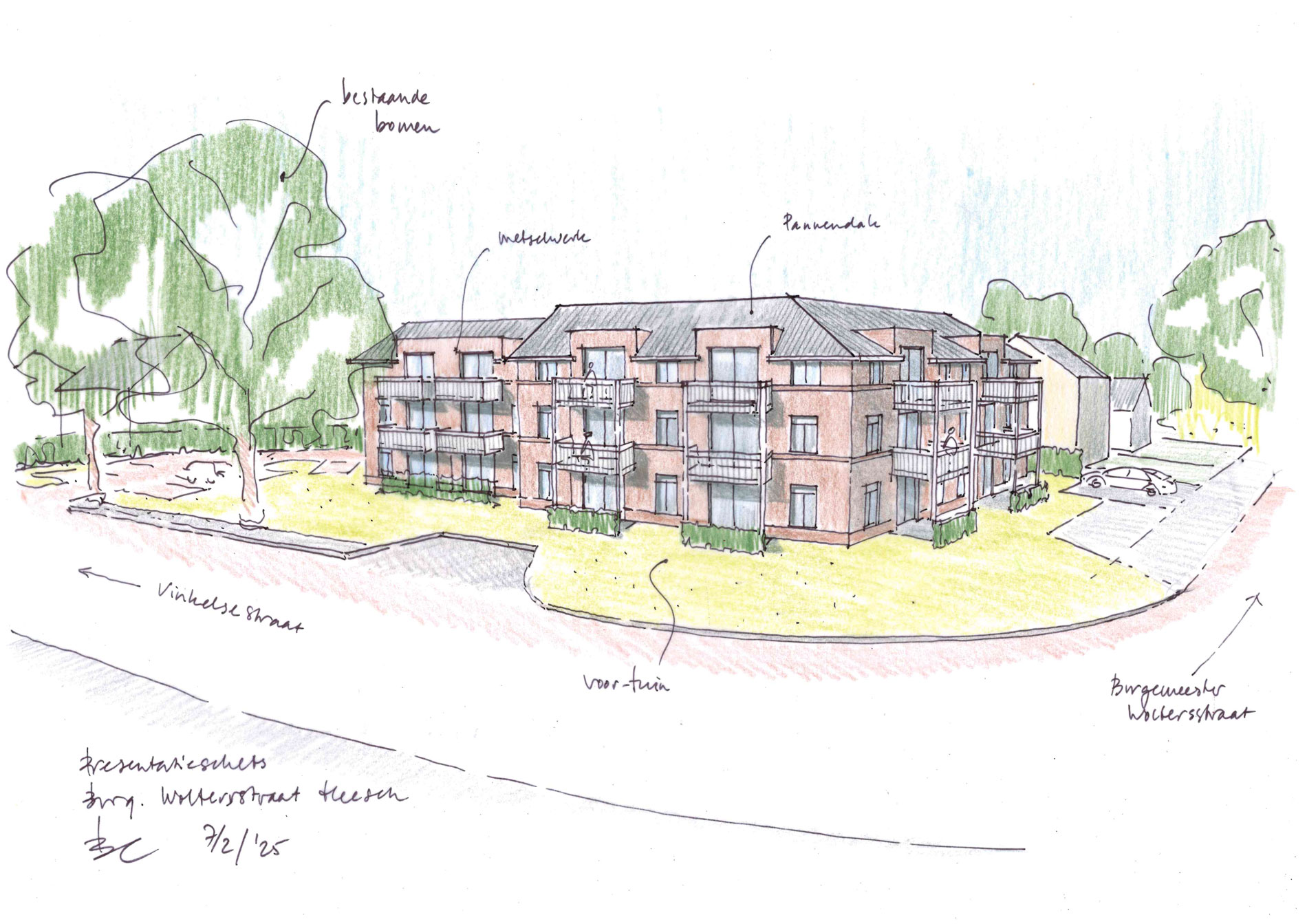 Project: Woongebouw Burgemeester Wolterstraat Heesch
